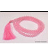 Collier mala tibétain 108 perles Quartz rose Mala tibétain 108 perles MADP21
