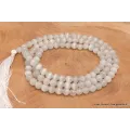 Mala tibétain de méditation en Sélénite - Mala tibétain 108 perles