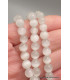 Mala de méditation en Sélénite Mala tibétain 108 perles MADP23