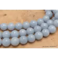 Mala tibétain 108 perles d'Angélite - Mala tibétain 108 perles
