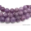 Mala tibétain bouddhiste 108 perles en Lépidolite - Mala tibétain 108 perles