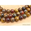 Mala de méditation 108 perles Oeil de Tigre 3 sortes Mala tibétain 108 perles MADP29