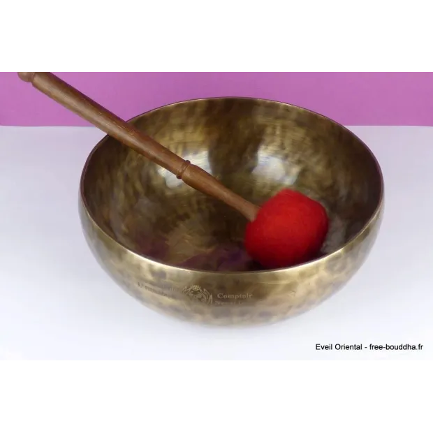 Authentique Bol Tibétain 7 Métaux 29 cm - Bols tibétains 7 métaux