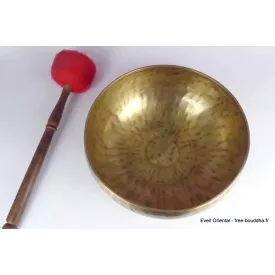 Authentique Bol Tibétain 7 Métaux 29 cm - Bols tibétains 7 métaux