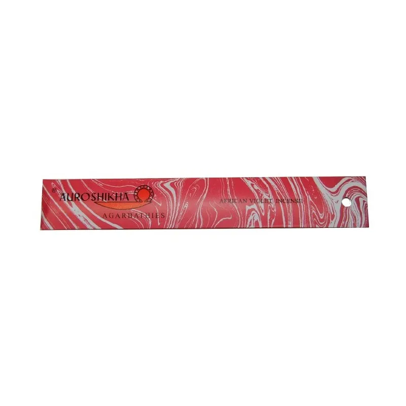 Encens bio Auroshikha African Violet - Encens naturel bio Auroshika aux plantes