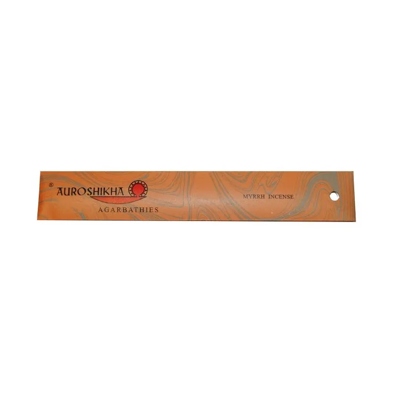 Encens bio Auroshikha Myrrh - Encens naturel bio Auroshika aux plantes