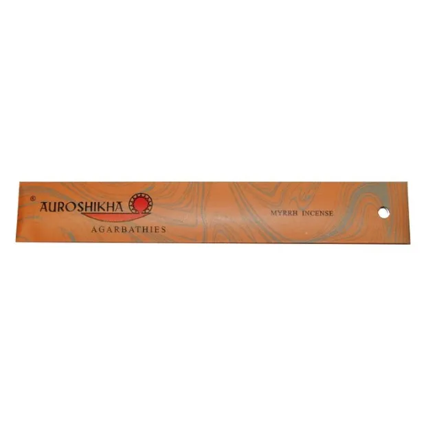 Encens bio Auroshikha Myrrh - Encens naturel bio Auroshika aux plantes