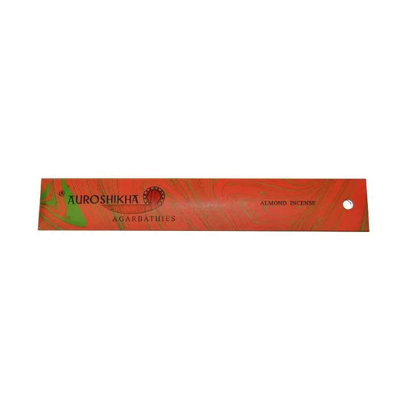 Encens bio Auroshikha Amande - Encens naturel bio Auroshika aux plantes