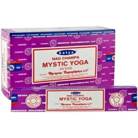 Encens indien Nag Champa Satya Mystic Yoga 15 gr - Encens indien traditionnel parfumé