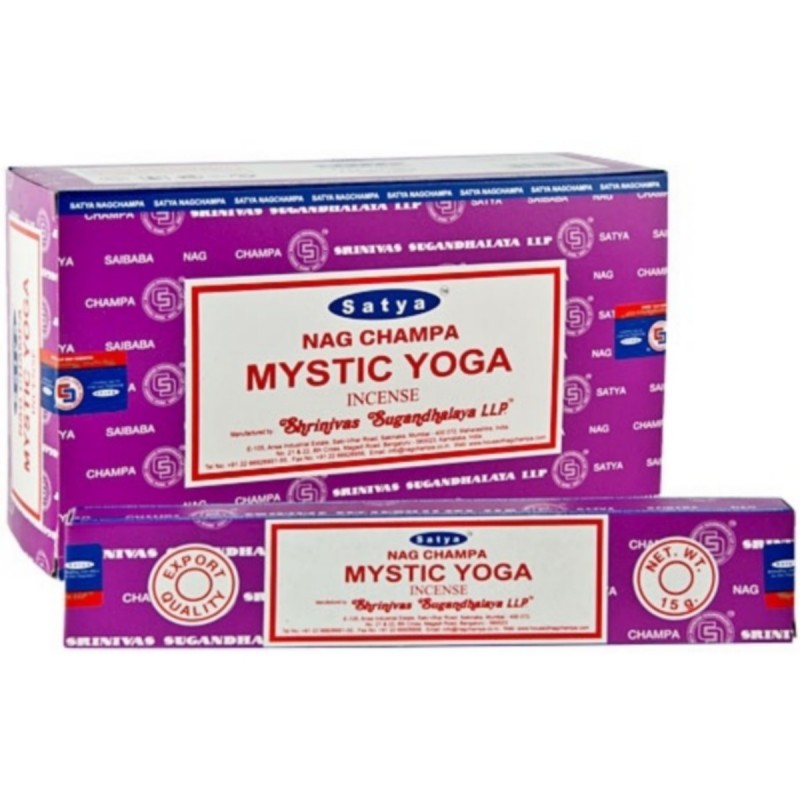 Encens indien Nag Champa Satya Mystic Yoga 15 gr