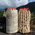 Cordelette d'encens tibétain Sauge blanche - Purification - Encens tibétain en cordelette artisanal