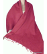Châle laine de yach couleur rouge bordeau Châles laine de yak CPLY96
