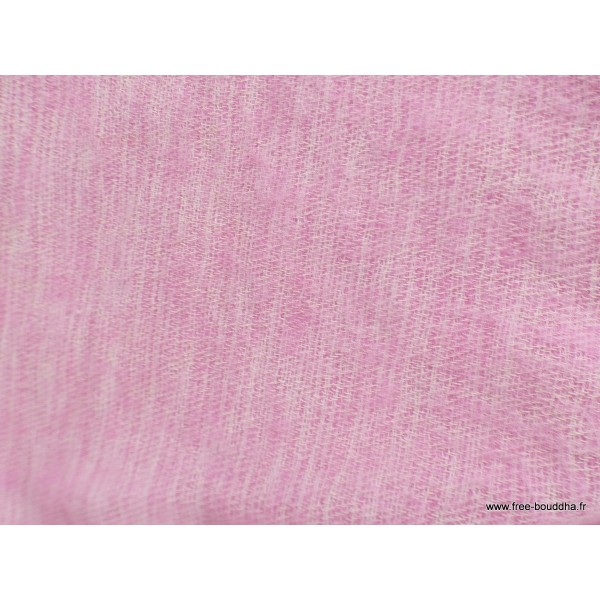Châle pashmina laine de Yak Rose pâle Châles laine de yak CPLY110