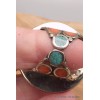 copy of Grosse bague Tibétaine avec pierres fantaisie Bagues tibétaines bouddhistes GBT9