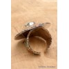 Grosse bague traditionnelle népalaise ronde taille 59/65 Bagues tibétaines bouddhistes GBT13