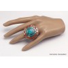 Grosse bague traditionnelle népalaise ronde taille 59/65 Bagues tibétaines bouddhistes GBT13