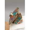 Grande bague traditionnelle népalaise taille 59 à 65 Bagues tibétaines bouddhistes GBT14