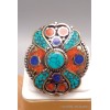 Grande bague traditionnelle népalaise taille 59 à 65 Bagues tibétaines bouddhistes GBT14