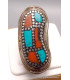 Bague traditionnelle népalaise forme foetus taille 60 Bagues tibétaines bouddhistes GBT15
