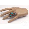 Bague traditionnelle népalaise forme foetus taille 60 Bagues tibétaines bouddhistes GBT15