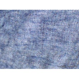 Etole châle népalais laine de yak bleu jeans délavé Châles laine de yak CPLY213
