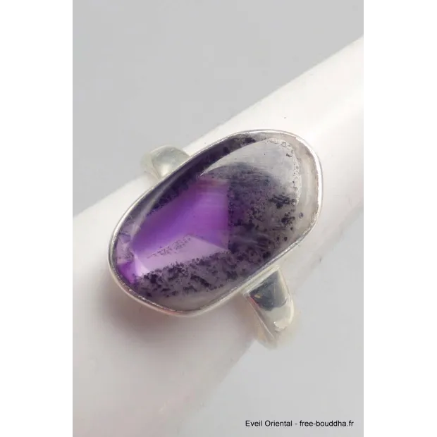 Bijou Bague Auralite 23 pierre naturelle taille 58 - Bagues pierres naturelles