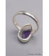 Bijou Bague Auralite 23 pierre naturelle taille 58 Bagues pierres naturelles CWA102.6