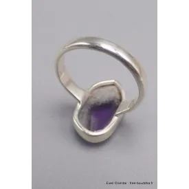 Bijou Bague Auralite 23 pierre naturelle taille 58 - Bagues pierres naturelles
