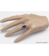 Bijou Bague Auralite 23 pierre naturelle taille 58 Bagues pierres naturelles CWA102.6