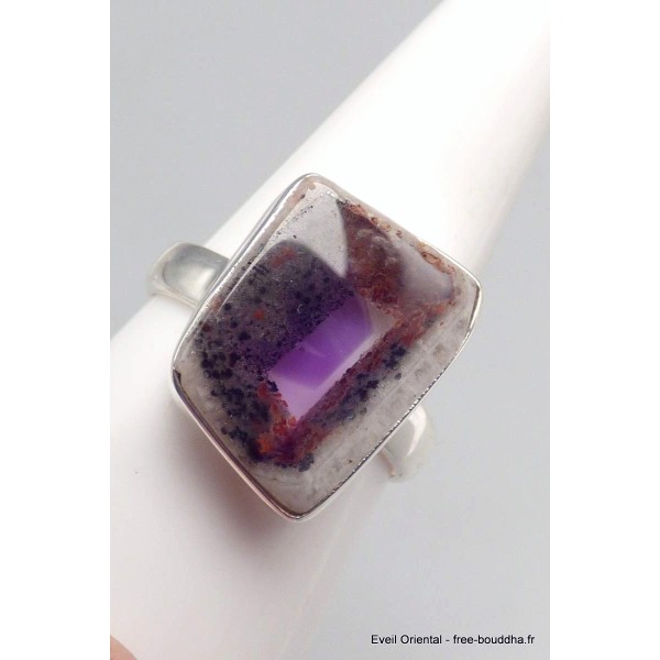 Bague en Auralite 23 pierre naturelle taille 60 Bagues pierres naturelles CWA102.8