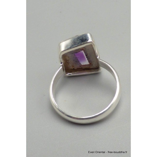 Bague en Auralite 23 pierre naturelle taille 60 Bagues pierres naturelles CWA102.8