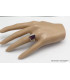 Bague en Auralite 23 pierre naturelle taille 55 Bagues pierres naturelles CWA102.9