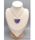 Pendentif Charoite de Russie et pierre de lune Pendentifs pierres naturelles PU48.4