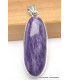 Pendentif Charoite de Russie oval allongé Pendentifs pierres naturelles PU48.8