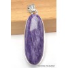 Pendentif Charoite de Russie oval allongé Pendentifs pierres naturelles PU48.8