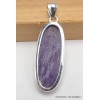 Pendentif Charoite de Russie oval allongé Pendentifs pierres naturelles PU48.8