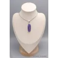 Pendentif Charoite de Russie oval allongé - Pendentifs pierres naturelles