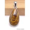 Pendentif goutte en Marium Jaspe Coquina Bijoux en Marium Jaspe Coquina CWA103.1