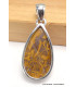 Pendentif goutte en Marium Jaspe Coquina Bijoux en Marium Jaspe Coquina CWA103.1