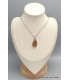 Pendentif goutte en Marium Jaspe Coquina Bijoux en Marium Jaspe Coquina CWA103.1