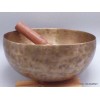 Authentique bol tibétain ancien double paroi 22 cm Bols tibétains 7 métaux BOLA71