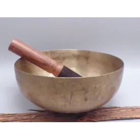 Authentique bol tibétain ancien double paroi 19,5 cm - Bols tibétains 7 métaux