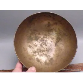 Vrai bol tibétain ancien double paroi 20 cm - Bols tibétains 7 métaux