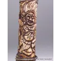 Authentique Kangling trompette tibétaine sculpté main - Objets rituels bouddhistes