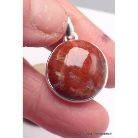 Pendentif rond en Corail rouge Bijoux en Corail CWA104