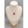 Pendentif rond en Corail rouge Bijoux en Corail CWA104