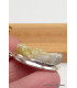 Pendentif argent oval Lépidolite jaune brute Bijoux en Lépidolite jaune CWA29.1