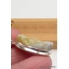 Pendentif argent oval Lépidolite jaune brute Bijoux en Lépidolite jaune CWA29.1