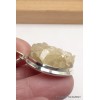 Pendentif rond en Lépidolite jaune brute Bijoux en Lépidolite jaune CWA29.3
