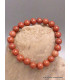 Bracelet mala en perles de Jaspe Rouge Bracelet Mala tibétain BRAM2